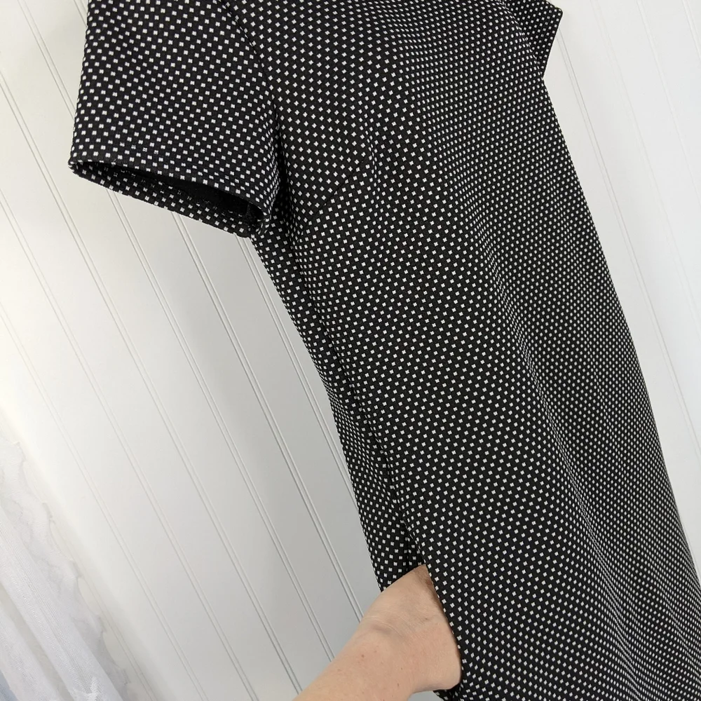 ESHAKTI Mini Polka Dot Shift Dress Sz 6 - Picture 10 of 13